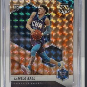 Charlotte Hornets lamelo ball mosaic rookie card Basketball Trading Card